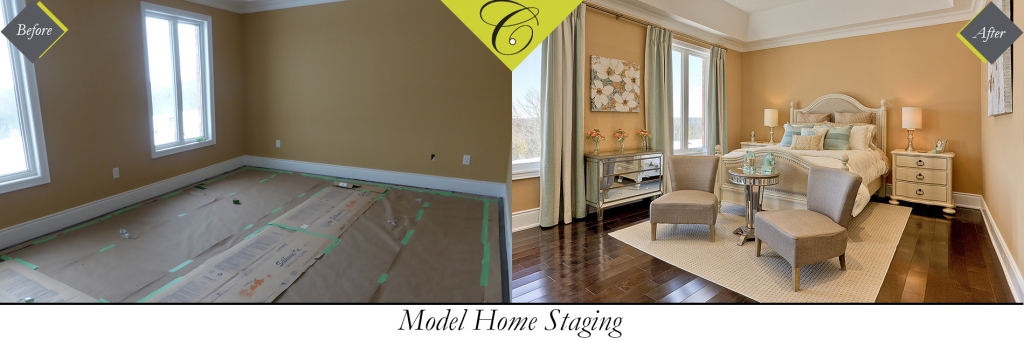 model home staging